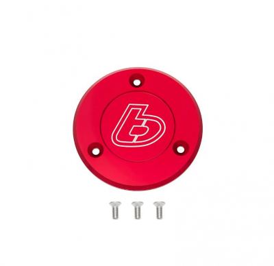 .TBParts - Billet Ignition Cover in Red for DRZ110 / KLX110 2002-2009