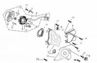 Piranha YX 140 E-start Front Cover Gasket #3 - photo 1