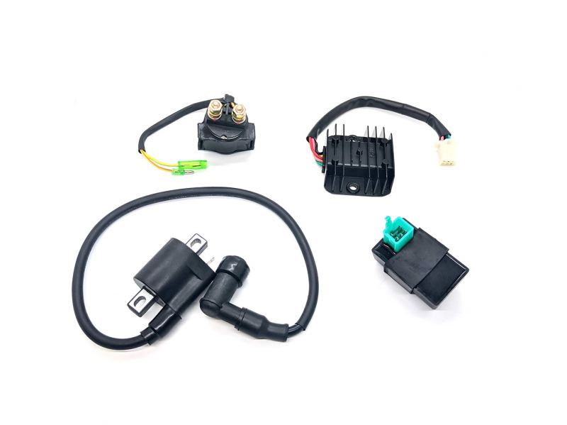 ZS 190 CDI, COIL, SOLENOID and RECTIFIER (VOLTAGE REGULATOR)