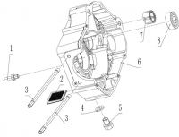 ZS 190 Crankcase Half Right Side - photo 1