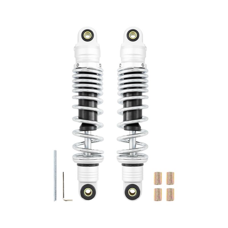 TBParts - 280mm Rear Shock Set in Chrome