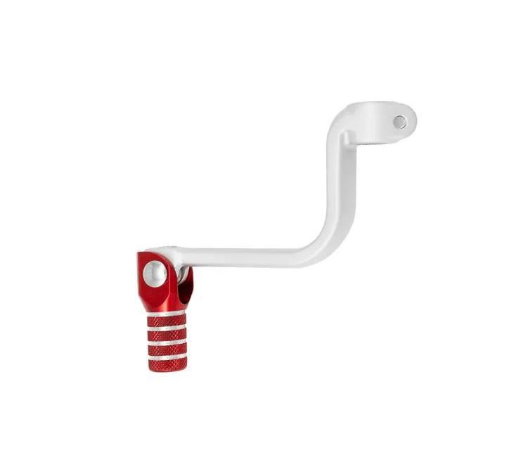 TBParts - Shifter in Red for Z125 and KLX110 05 and Up  - 1in shorter than stock