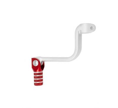 TBParts - Shifter in Red for Z125 and KLX110 05 and Up  - 1in shorter than stock