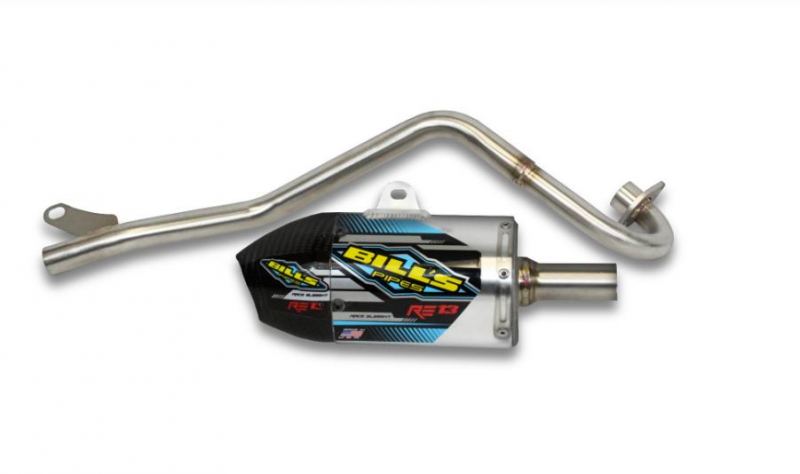 Bills Pipes - RE13 Full Exhaust System for KLX110 and KLX110L