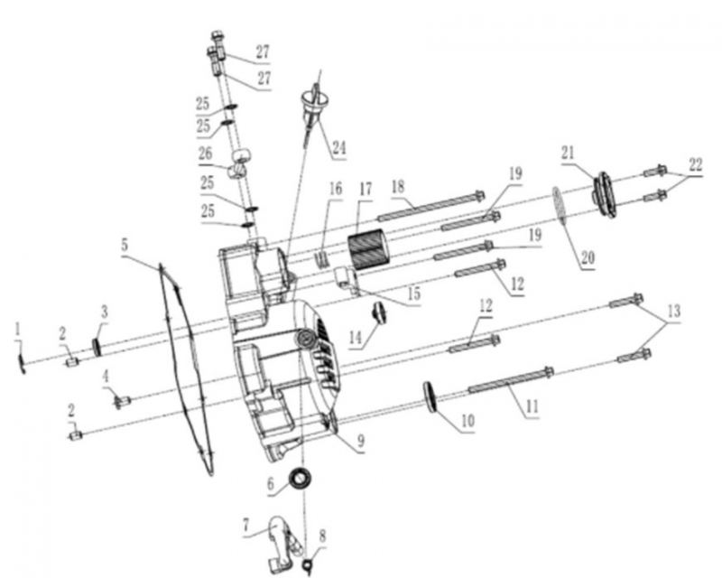 ZS 190 CLUTCH COVER