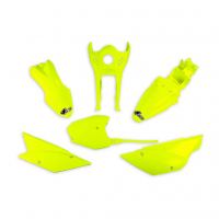 UFO - Complete Plastics Kit for KLX110 2010-Present in Flo-Yellow - photo 1