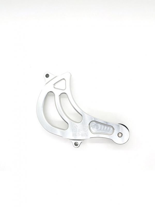 MB-MX - BILLET Sprocket guard V2 in Silver for CRF110