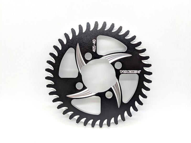 VORTEX - ALUMINUM Rear Sprocket in BLACK for KLX110 - 38T