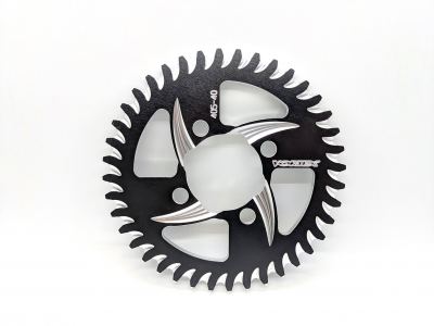 VORTEX - ALUMINUM Rear Sprocket in BLACK for KLX110 - 40T