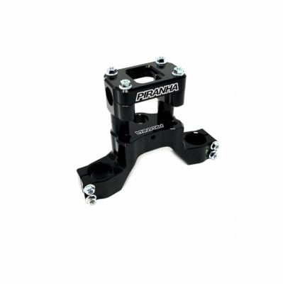 Piranha - Billet Top Clamp in Black for KLX110 and DRZ110