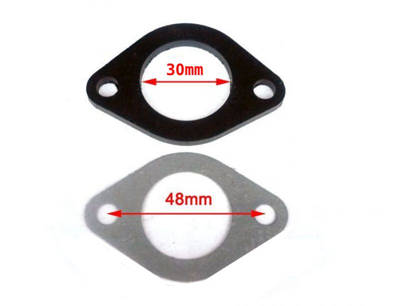 GPX Intake to Carb Heat spacer T-1