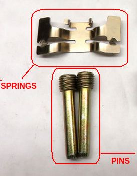 SSR FRONT BRAKE SPRING WITH PINS