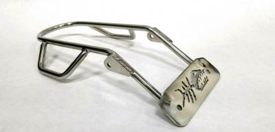 PIRANHA - Stainless Steel Rear Fender Brace with Handles  For DRZ & KLX110 02-09