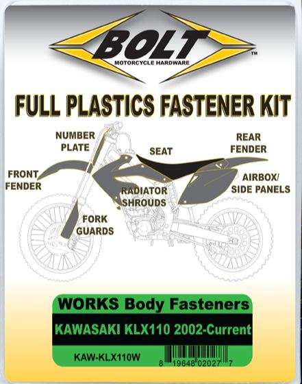KAWASAKI KLX110  Body hardware kit