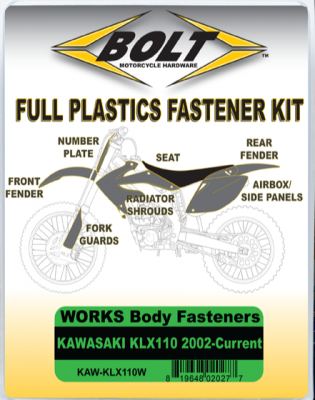 KAWASAKI KLX110  Body hardware kit