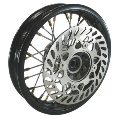 Pit Bike 10" Front wheel (BLACK HUB)