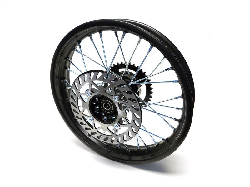 Pit Bike 14" Rear Wheel (Black Hub)