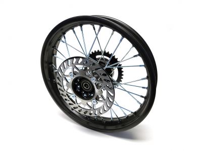 Pit Bike 14" Rear Wheel (Black Hub)
