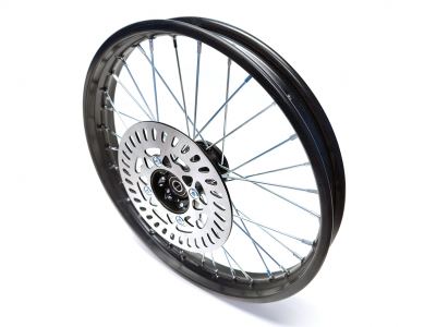Pit Bike 17" Front wheel (Black Hub)