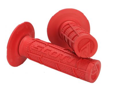 Scott - Radial Full Waffle Grips in Red
