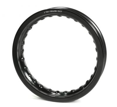 BBR - Black Aluminum Rim 10" x 1.60" for XR50/CRF50 TT-R50 DRZ70