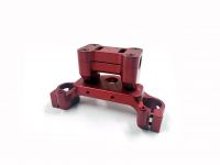MB-MX - Billet Aluminum Top Triple Clamp in Red Gen 2 for CRF110 2019-Present - photo 1