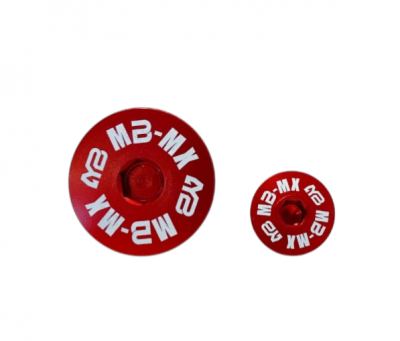 MB-MX - BILLET Ignition Cover Plug Set in RED for CRF110