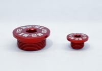 MB-MX - BILLET Ignition Cover Plug Set in RED for CRF110 - photo 2