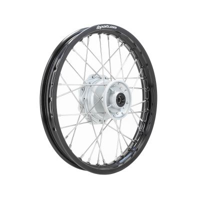 TBParts - Complete Front Wheel Assembly with Aluminum Rims and HD Spokes for KLX110 KLX110L DRZ110