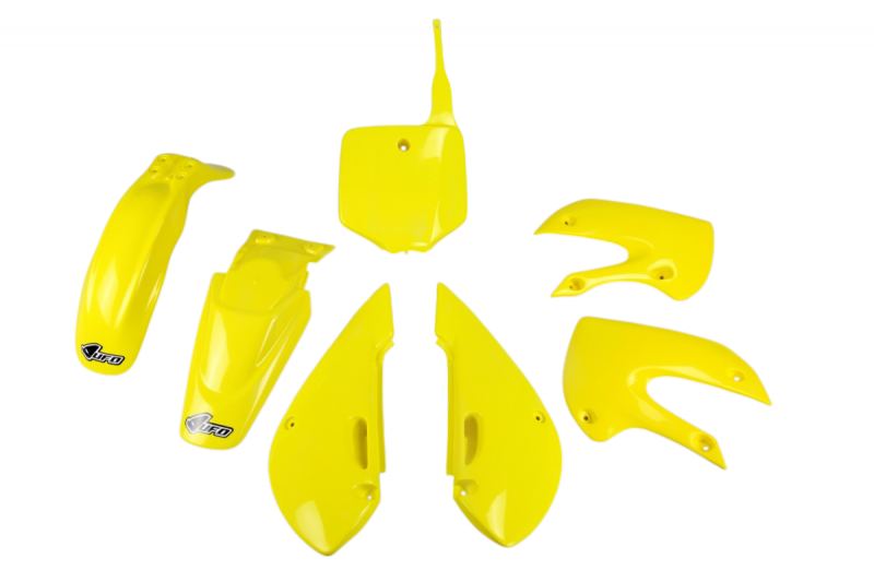 UFO - Complete Plastic Kit in Yellow for KLX110 02-09