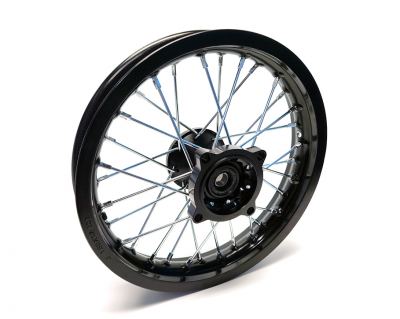 Aluminum 12 x 1.60 Front Wheel with CNC Billet Hub