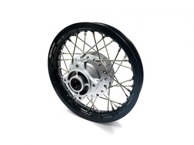 TBParts - Complete Rear Wheel Assembly with Aluminum Rims and HD Spokes for Honda CRF110 CRF70