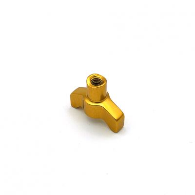 Kinetic MX - Billet Brake Adjuster Nut in Gold