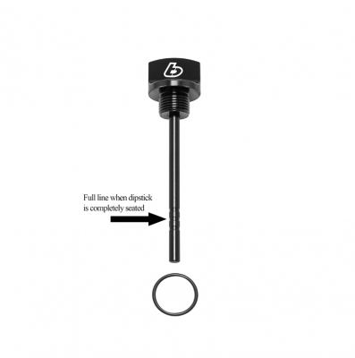 TBparts - Billet Dipstick in Black for KLX140