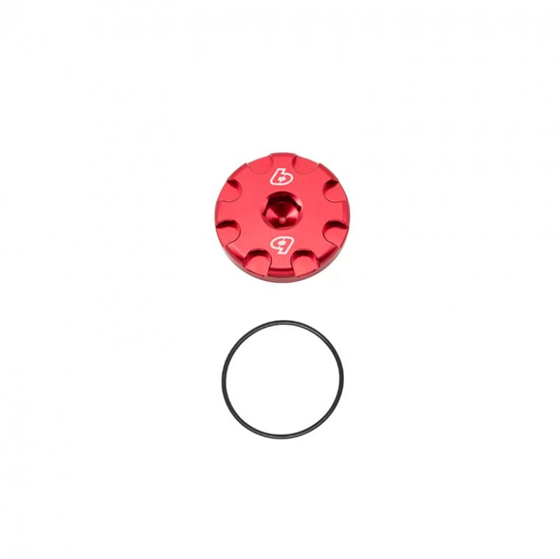 TBparts - Billet Oil Filler Cap in Red for KLX110