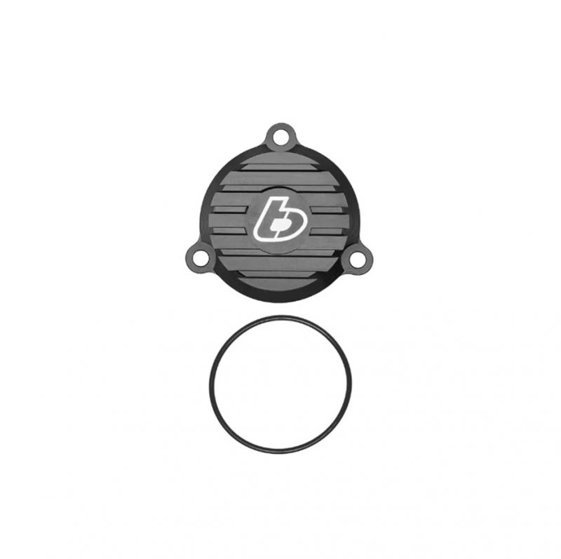 TBparts - Billet Oil Filter Cover in Black for KLX140