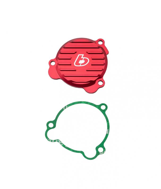 TBparts - Billet Starter Cover in Red for KLX140