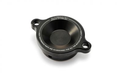 Daytona - Aluminum Oil Filter Cover in Black