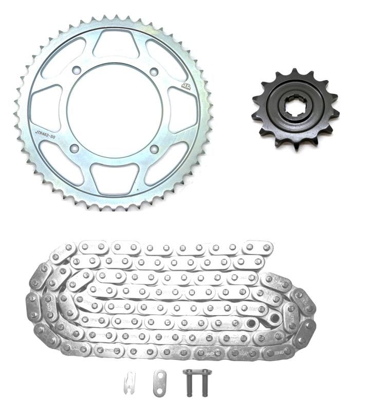 TRC - Chain & Sprockets Set for KLX140R 14/17 Wheels