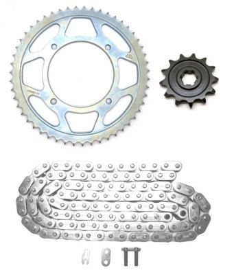 TRC - Chain & Sprockets Set for KLX140R 16/19 Wheels