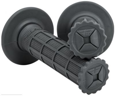 FLY RACING CONTROL MX GRIPS DARK GRAY FULL WAFFLE