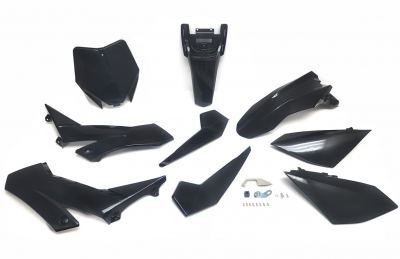 YCF - Full Plastic Kit for YCF Lite/Start and Piranha 125 in Black