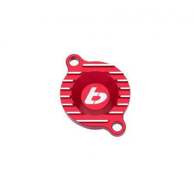 TBparts - CNC Billet Oil Filter Cover for Daytona 150/190 and ZS 190 Engines in Red