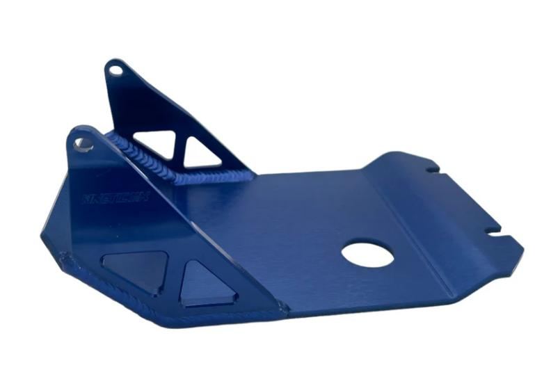 Kinetic MX - Skid Plate in Blue for KLX/DRZ 110