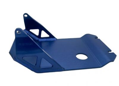 Kinetic MX - Skid Plate in Blue for KLX/DRZ 110