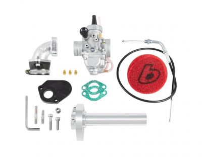 TBParts - Mikuni VM24 Carb Kit w/ Silver Billet Throttle for TT-R110