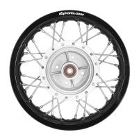 TBParts - Complete Rear Wheel Assembly with Aluminum Rims and HD Spokes for Yamaha TT-R110 - photo 2