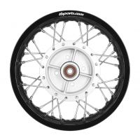 TBParts - Complete Rear Wheel Assembly with Aluminum Rims and HD Spokes for Yamaha TT-R110 - photo 3