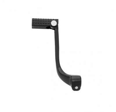 TBparts - Forged Aluminum Gear Shifter w/ Folding Tip +1 in All Black for CRF110 - TT-R110 - Pitbikes
