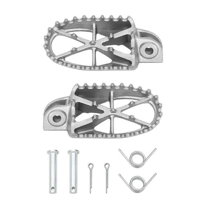 TBparts - Wide Stainless Footpegs for CRF/XR 50/70/80/100